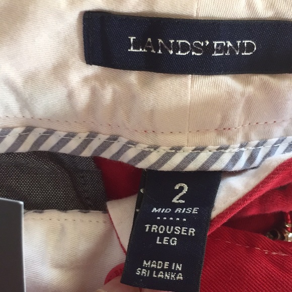 Land’s end red pants - Picture 3 of 5